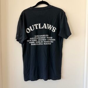 Anine Bing Outlaws Black Graphic T-Shirt